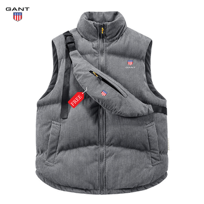 GANT™ Corduroy Puffer Vest + FREE Bag