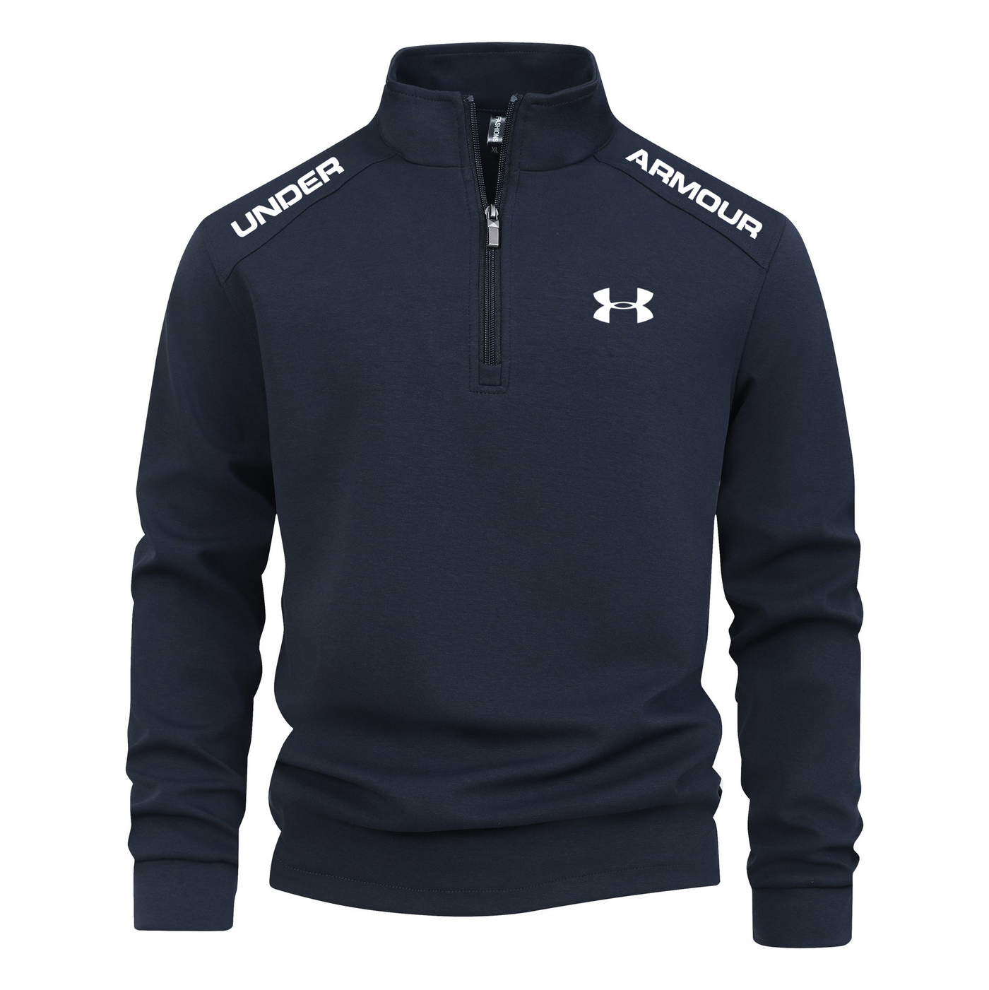 Men's zip-neck jumper