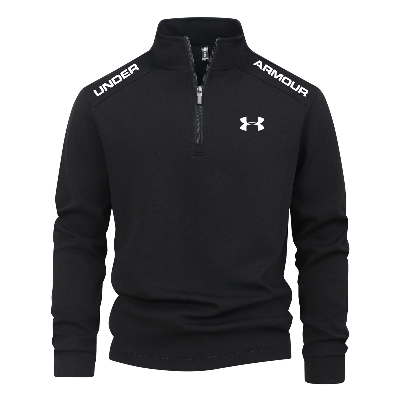 Men's zip-neck jumper