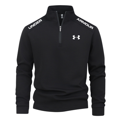 Men's zip-neck jumper