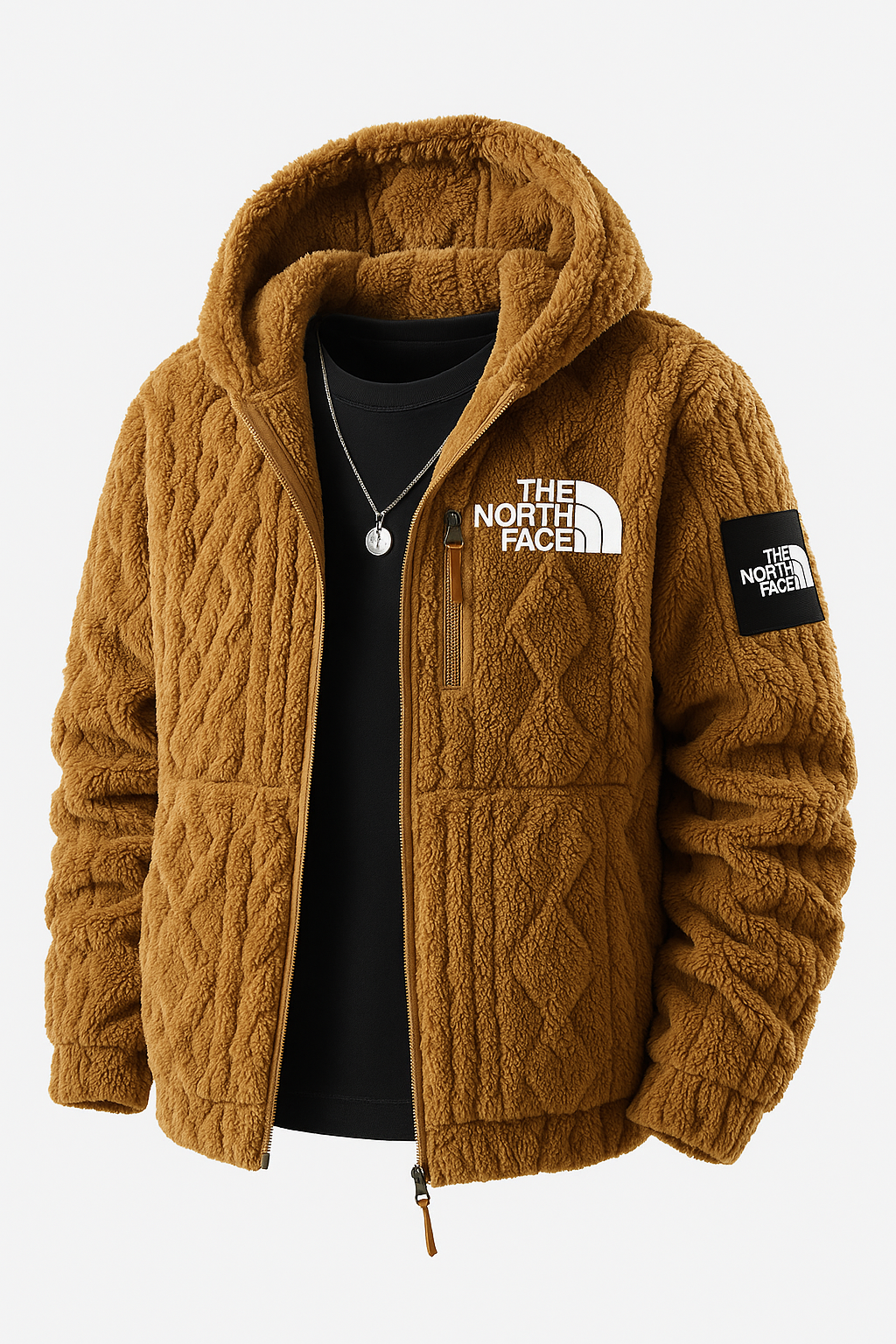 Caramel Brown Sherpa Hoodie