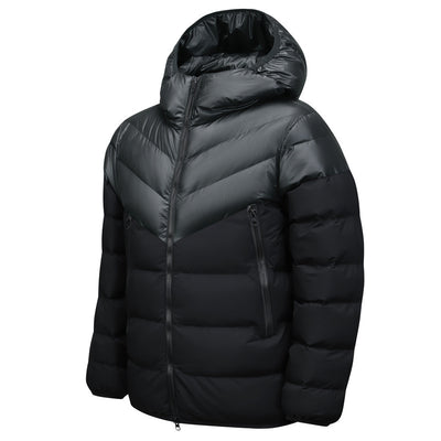 Men’s Winter Puffer Jacket with Hood