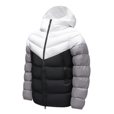 Men’s Winter Puffer Jacket with Hood