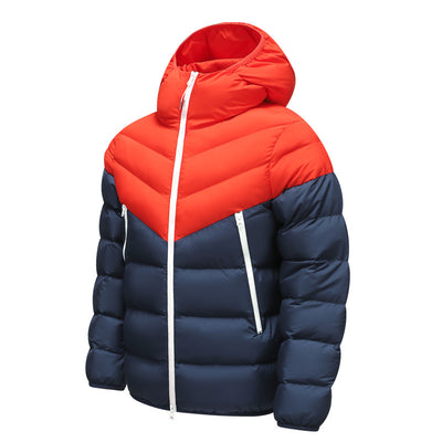 Men’s Winter Puffer Jacket with Hood